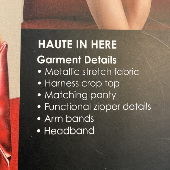 NWT Play fantasy lingerie sexy devil costume set - Picture 3 of 6